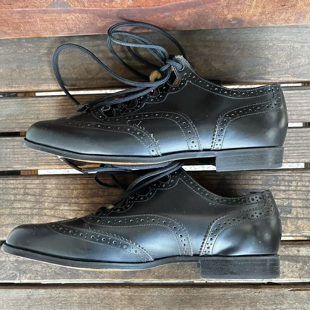Hector Russell Kiltmaker Oxford Open Lace Leather Shoes Men's Size 11